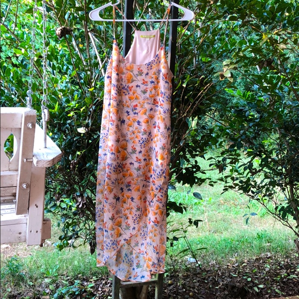 High/low asymmetrical slip Gianni Binni dress!